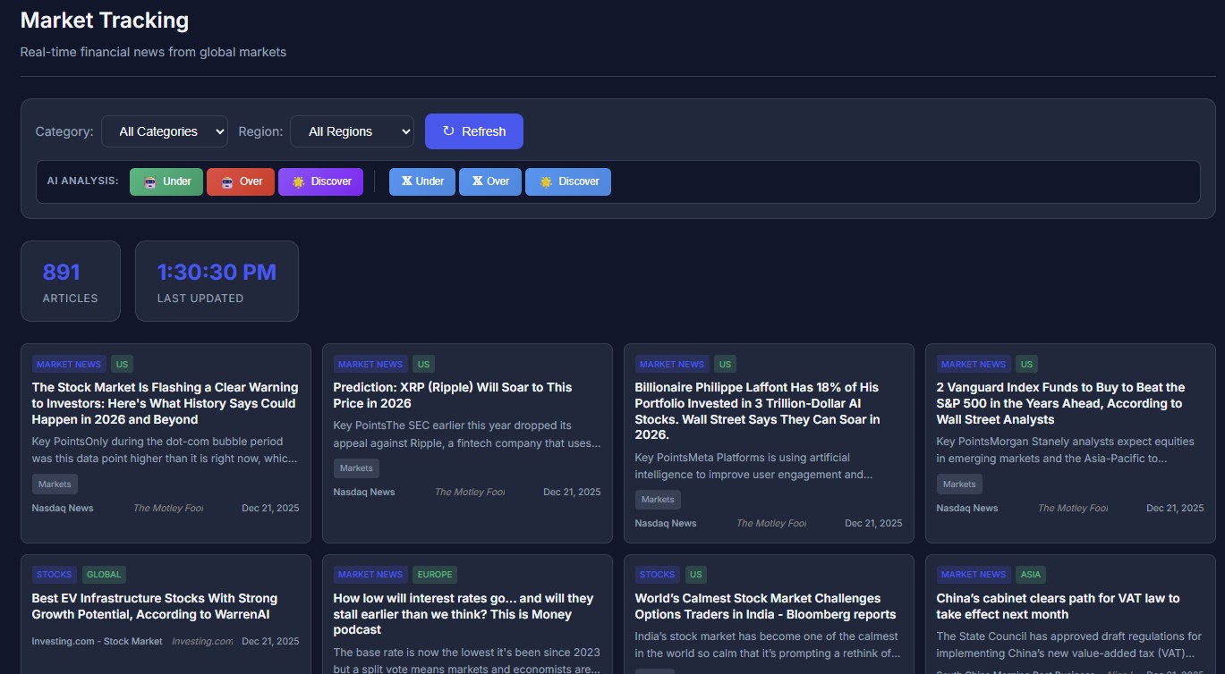 News Feed Screenshot